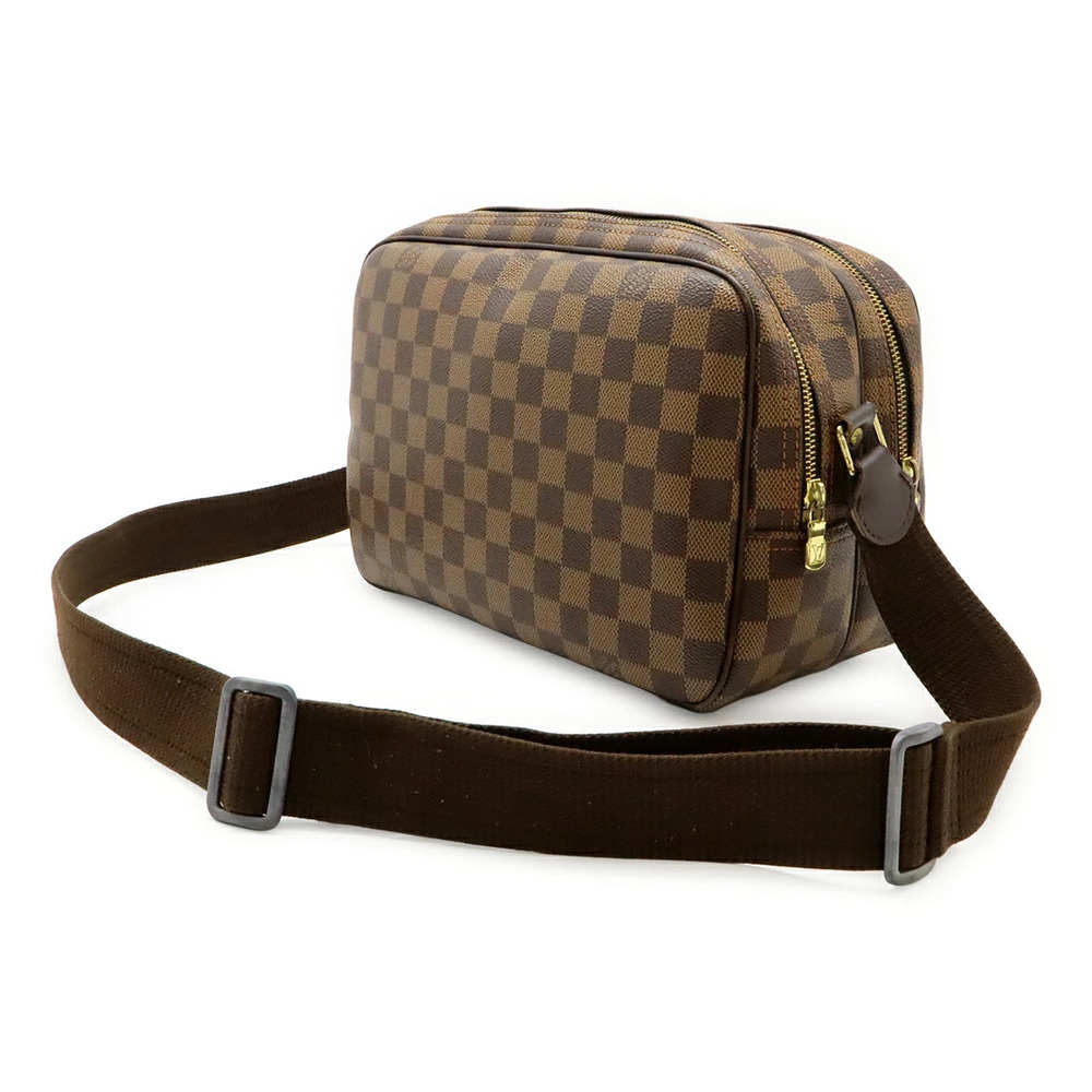 Louis Vuitton Bag Crossbody Shoulder Damier Reporter Brown